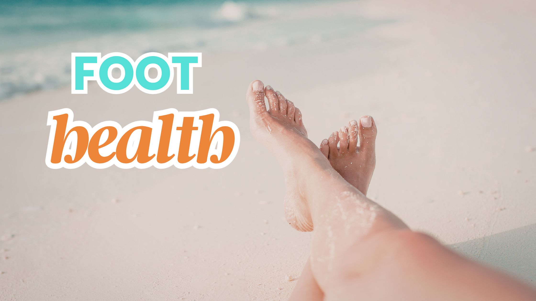 person sitting barefoot on the beach, only her legs are showing